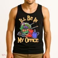 I'll Be In My Office Gardening Tank Top thumb 3