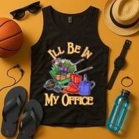 I'll Be In My Office Gardening Tank Top thumb 4