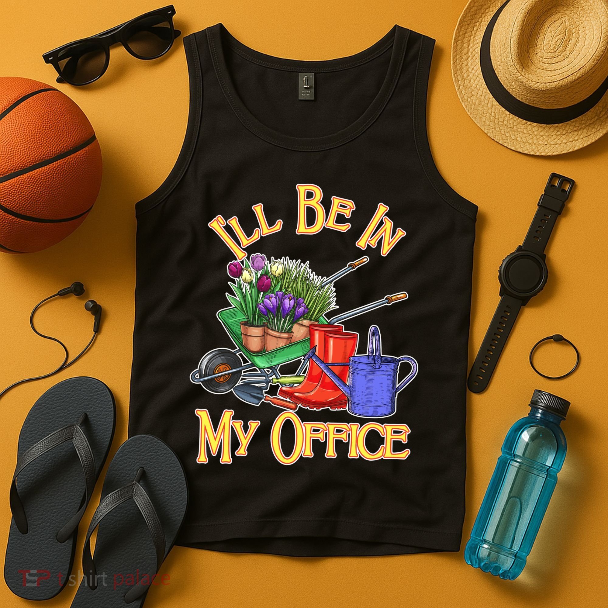 I'll Be In My Office Gardening Tank Top