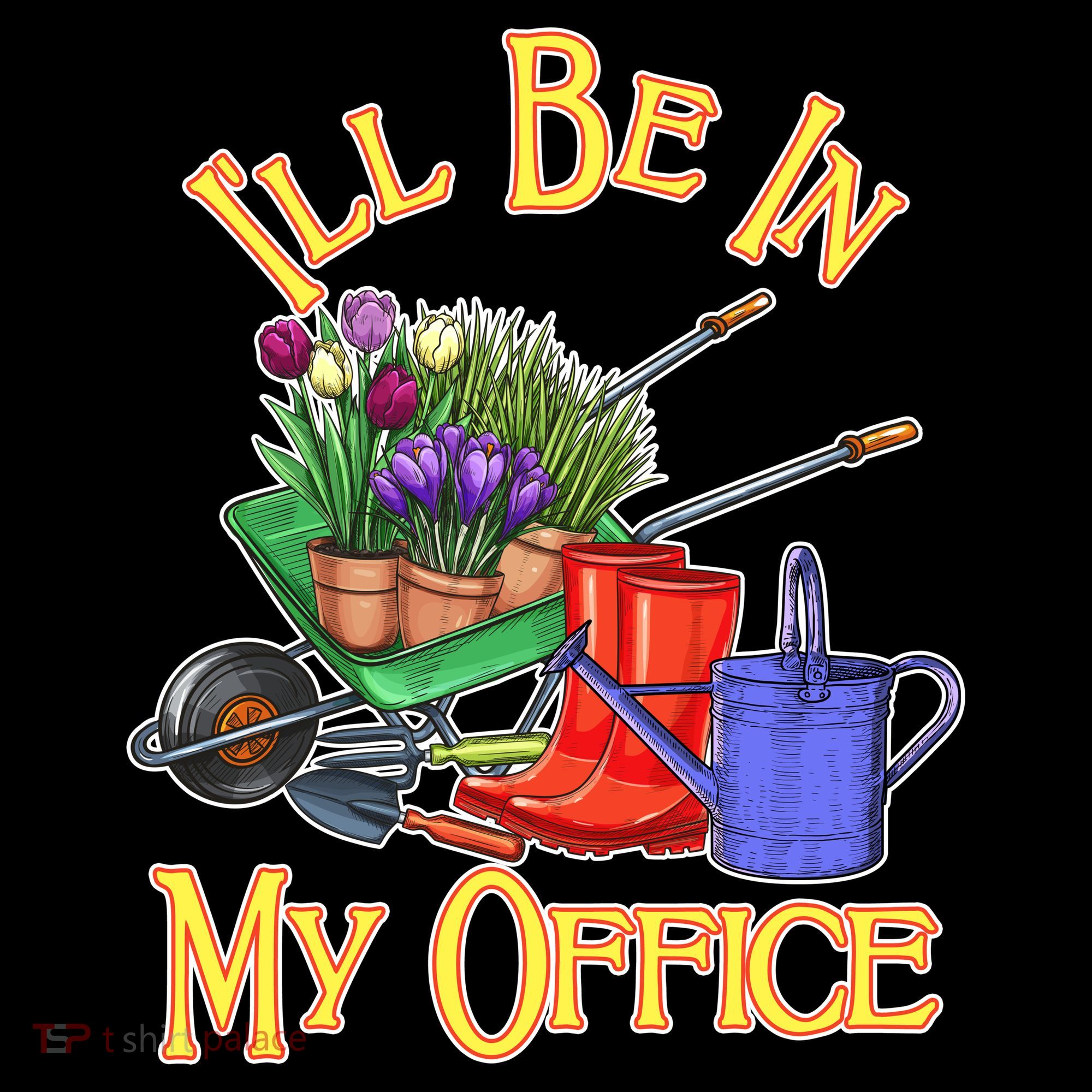I'll Be In My Office Gardening Tank Top
