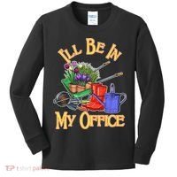 I'll Be In My Office Gardening Kids Long Sleeve Shirt thumb 0