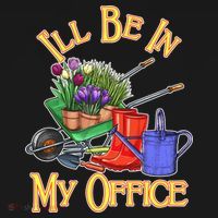 I'll Be In My Office Gardening Kids Long Sleeve Shirt thumb 2