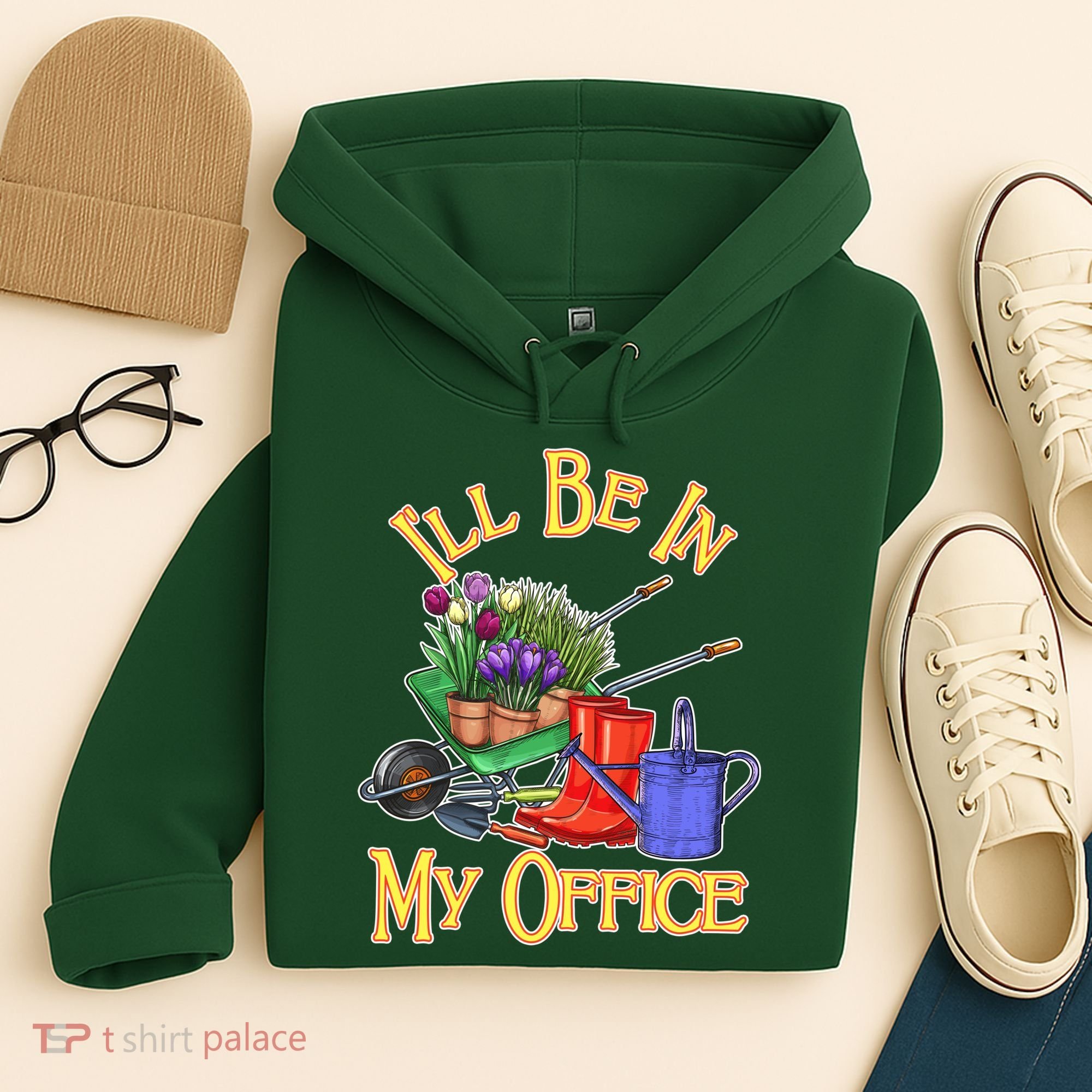 I'll Be In My Office Gardening Hoodie