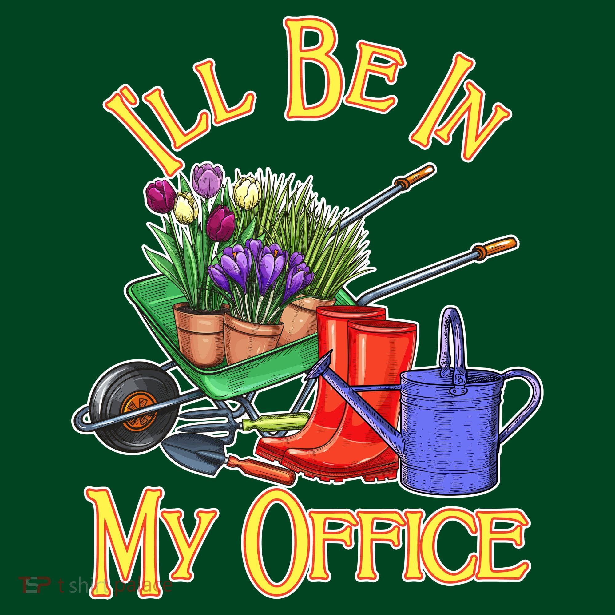 I'll Be In My Office Gardening Long Sleeve Shirt