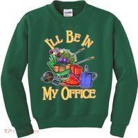 I'll Be In My Office Gardening Kids Sweatshirt thumb 0