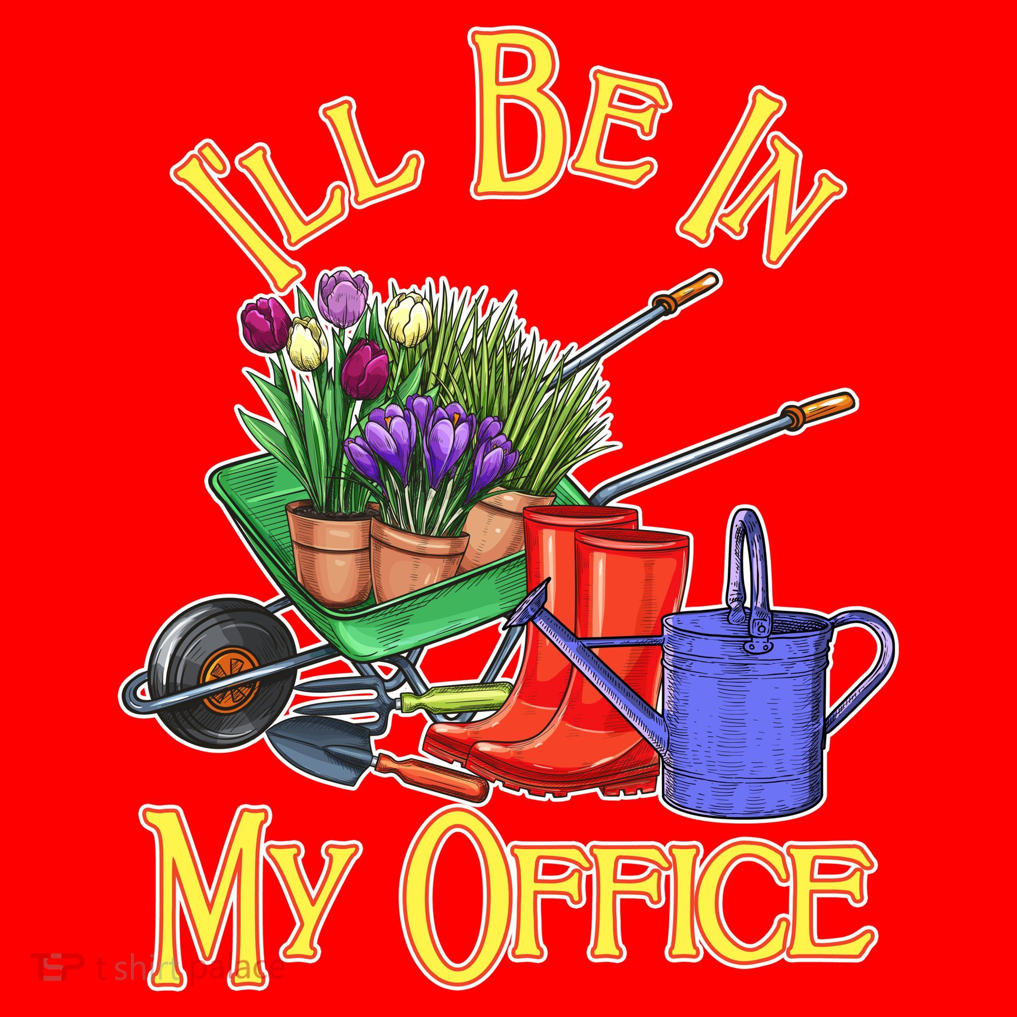 I'll Be In My Office Gardening Santa Hat