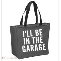 I'll Be In The Garage Car Mechanic Fan Tote Bag thumb 2