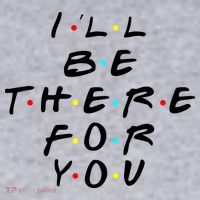 I'll Be There For You Friendship  Women's Racerback Cropped Tank thumb 2