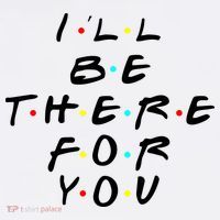 I'll Be There For You Friendship  Comfort Colors Garment-Dyed Hooded Sweatshirt thumb 2