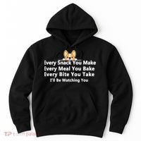 I'll Be Watching You Cute Dog Meme Hoodie thumb 0