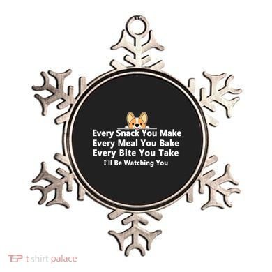 I'll Be Watching You Cute Dog Meme Ornament