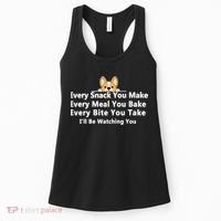 I'll Be Watching You Cute Dog Meme Women's Tank Top thumb 0