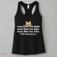 I'll Be Watching You Cute Dog Meme Women's Tank Top thumb 3