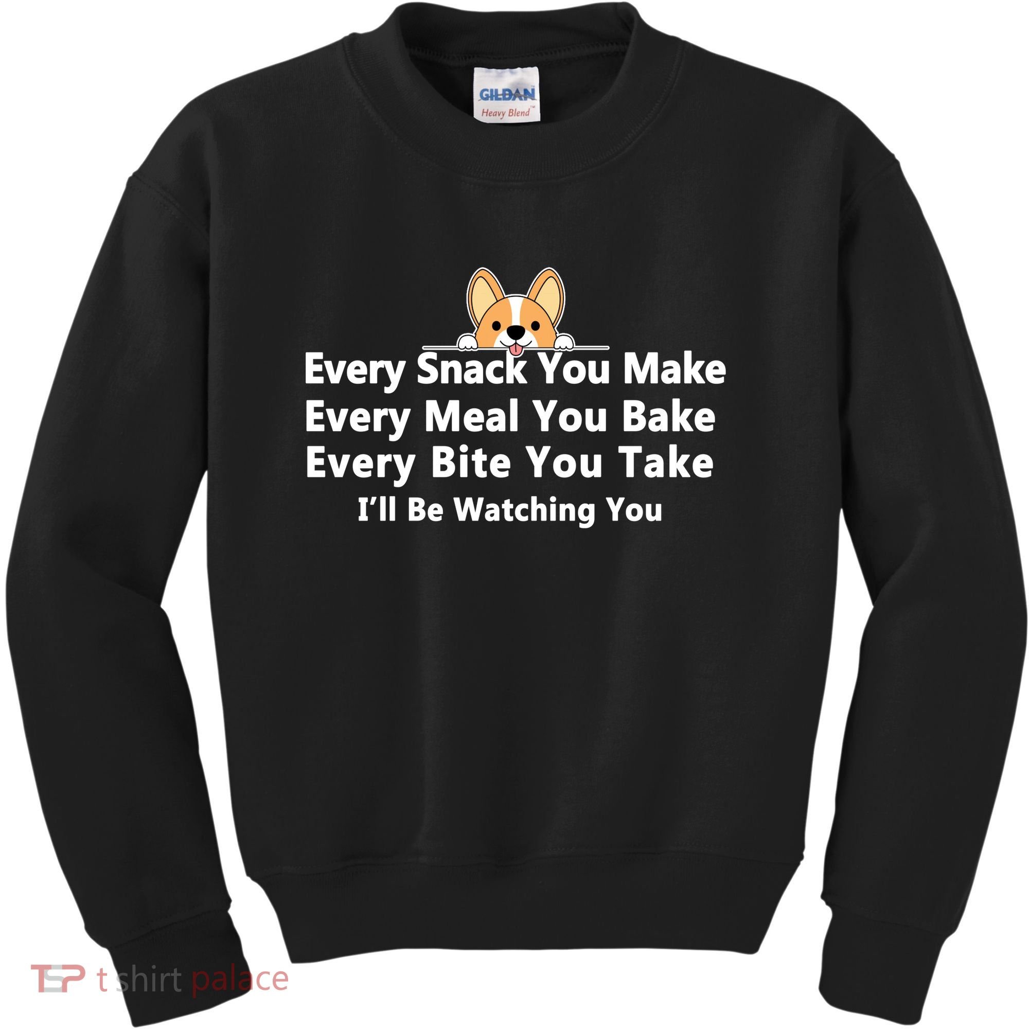 I'll Be Watching You Cute Dog Meme Kids Sweatshirt