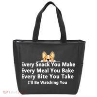 I'll Be Watching You Cute Dog Meme Tote Bag thumb 0