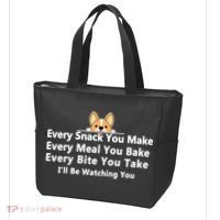 I'll Be Watching You Cute Dog Meme Tote Bag thumb 3