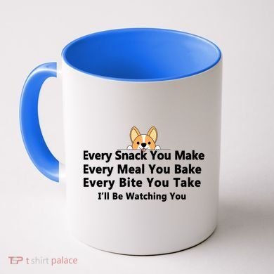I'll Be Watching You Cute Dog Meme Coffee Mug