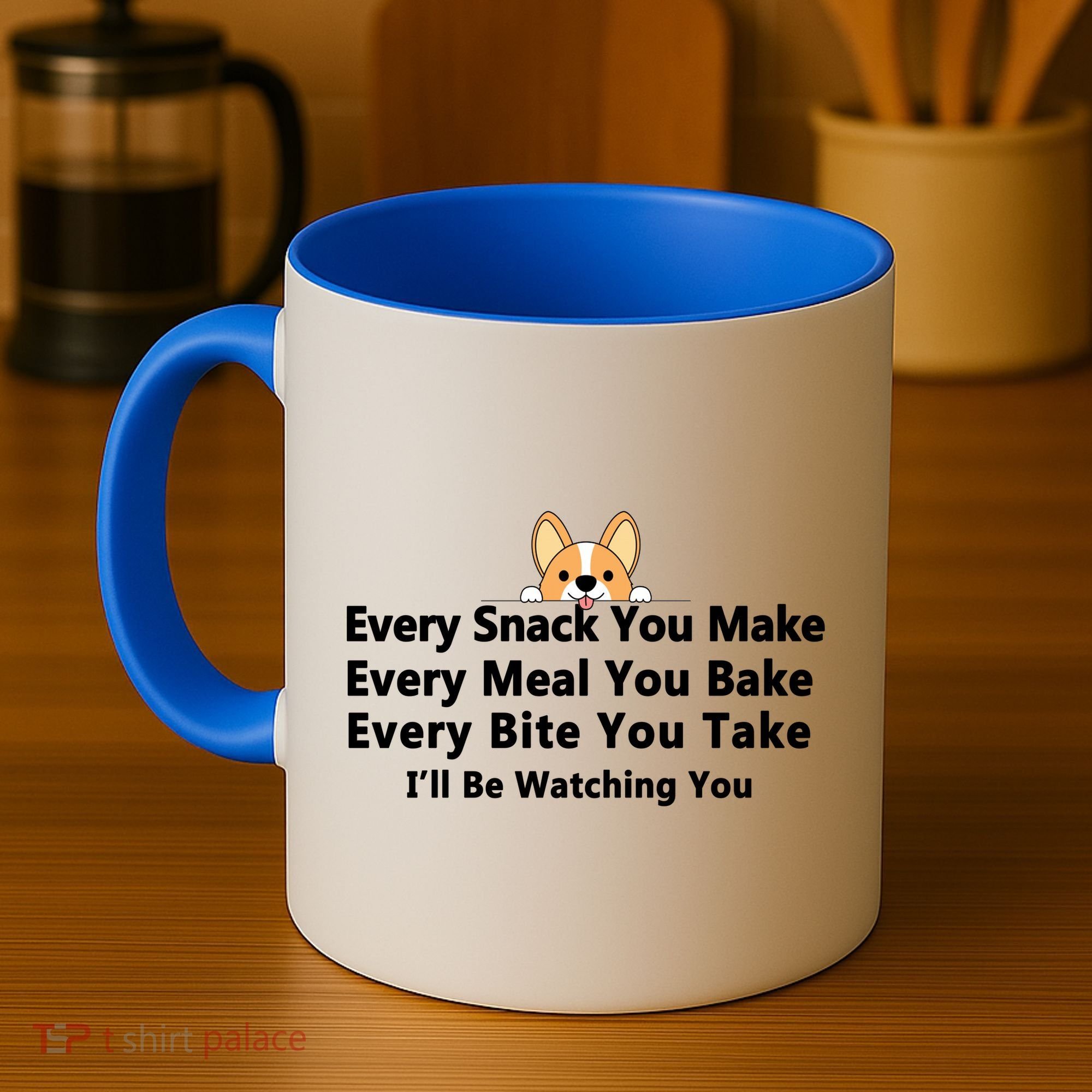 I'll Be Watching You Cute Dog Meme Coffee Mug
