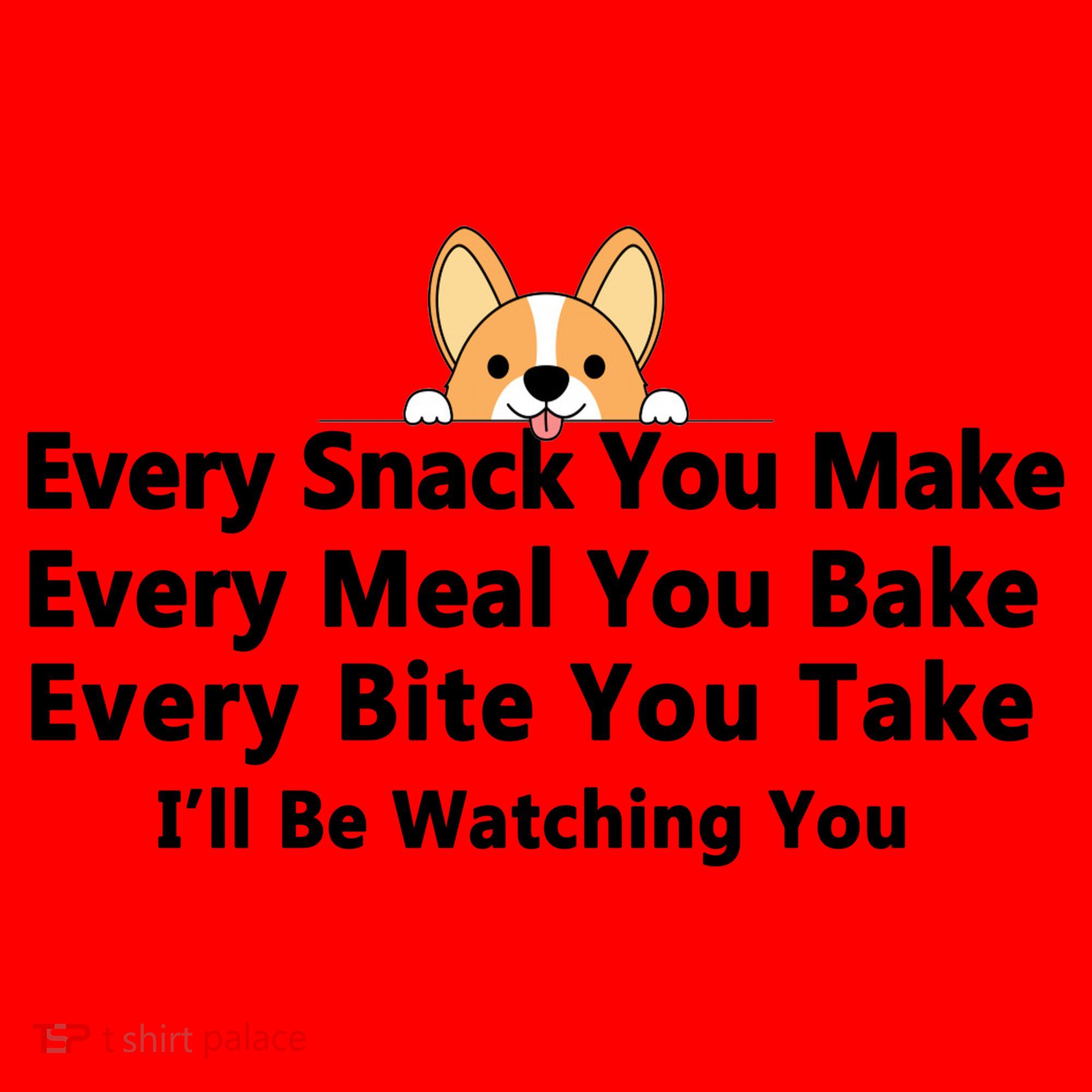I'll Be Watching You Cute Dog Meme Santa Hat