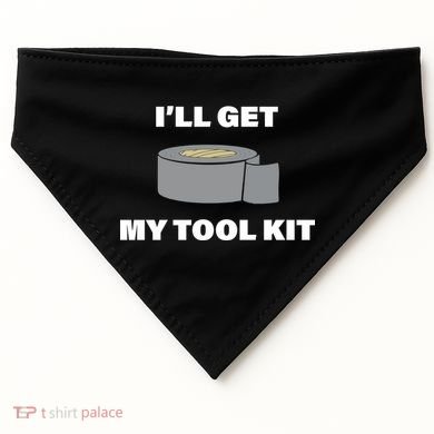 I'll Get My Tool Kit Duck Tape USA-Made Doggie Bandana