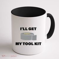 I'll Get My Tool Kit Duck Tape Coffee Mug thumb 1