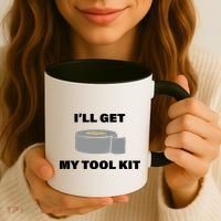 I'll Get My Tool Kit Duck Tape Coffee Mug thumb 3