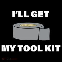 I'll Get My Tool Kit Duck Tape Tank Top thumb 6