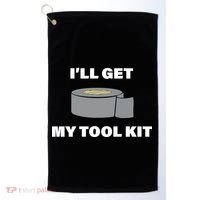 I'll Get My Tool Kit Duck Tape Golf Towel thumb 0