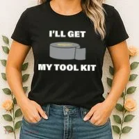 I'll Get My Tool Kit Duck Tape Women's T-Shirt thumb 2