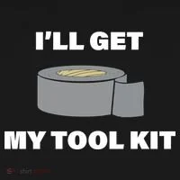 I'll Get My Tool Kit Duck Tape Women's T-Shirt thumb 6