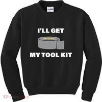 I'll Get My Tool Kit Duck Tape Kids Sweatshirt thumb 0