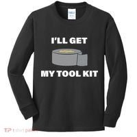 I'll Get My Tool Kit Duck Tape Kids Long Sleeve Shirt thumb 0