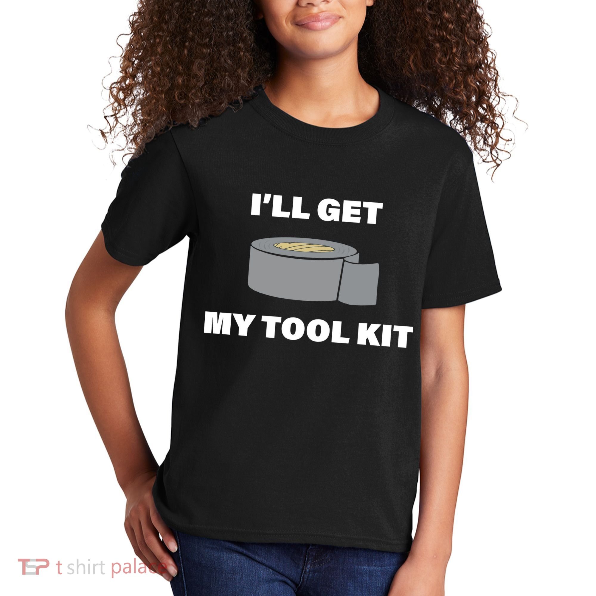 I'll Get My Tool Kit Duck Tape Kids T-Shirt