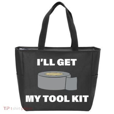 I'll Get My Tool Kit Duck Tape Tote Bag