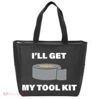 I'll Get My Tool Kit Duck Tape Tote Bag thumb 0