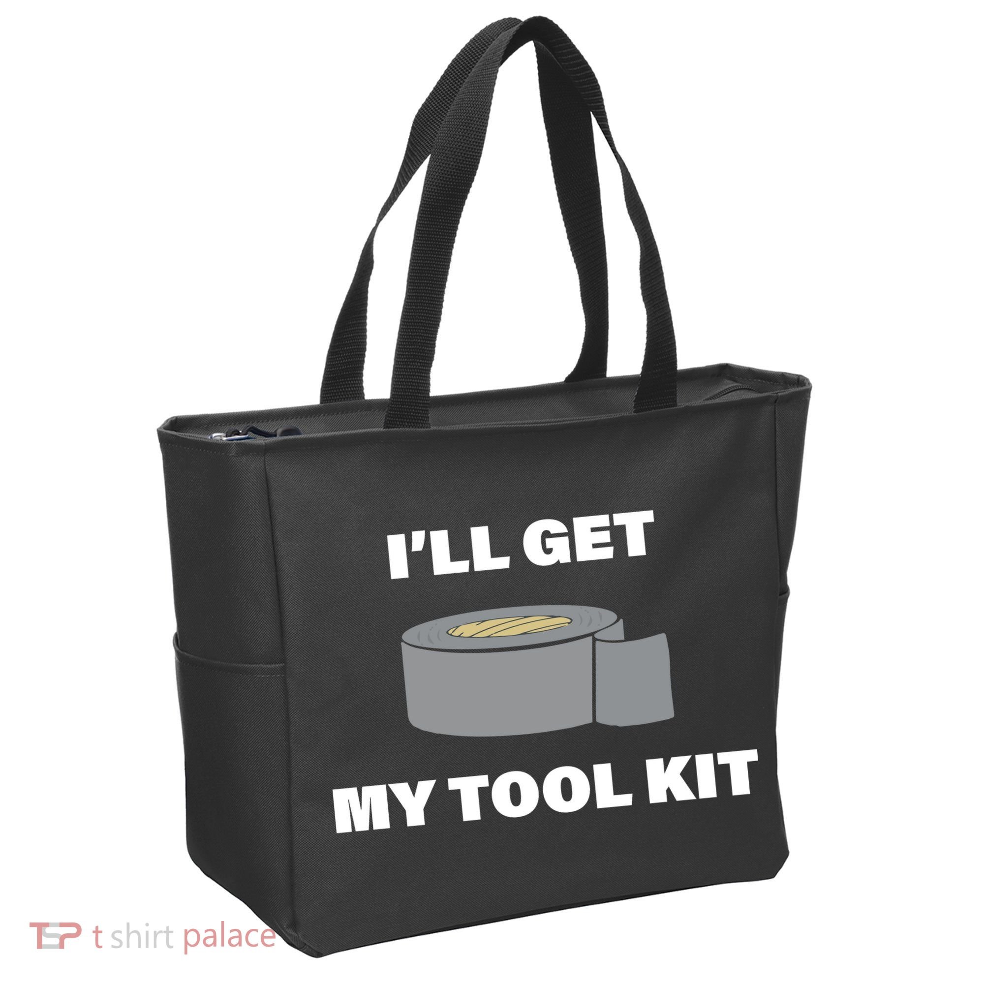 I'll Get My Tool Kit Duck Tape Tote Bag