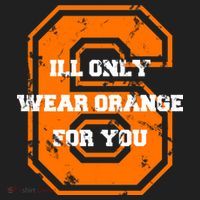 I'll Only Wear Orange For You Cleveland Football Hat thumb 2