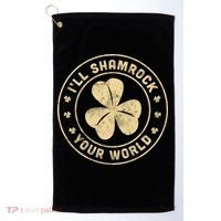 I'll Shamrock Your World Golf Towel thumb 0