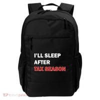 I'll Sleep After Tax Season Backpack thumb 0