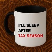 I'll Sleep After Tax Season Coffee Mug thumb 2
