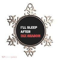 I'll Sleep After Tax Season Ornament thumb 0