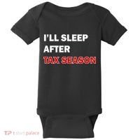 I'll Sleep After Tax Season Baby Bodysuit thumb 0