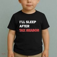 I'll Sleep After Tax Season Toddler T-Shirt thumb 2