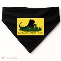 I'll Tread Wherever I Want USA-Made Doggie Bandana thumb 0