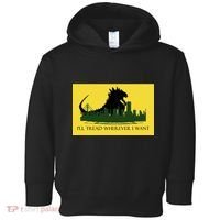 I'll Tread Wherever I Want Toddler Hoodie thumb 0