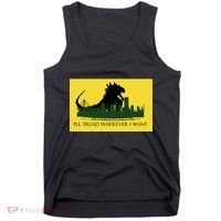 I'll Tread Wherever I Want Tank Top thumb 0