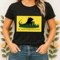 I'll Tread Wherever I Want Women's T-Shirt thumb 2
