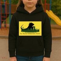 I'll Tread Wherever I Want Kids Hoodie thumb 3