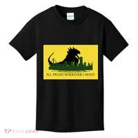 I'll Tread Wherever I Want Kids T-Shirt thumb 0