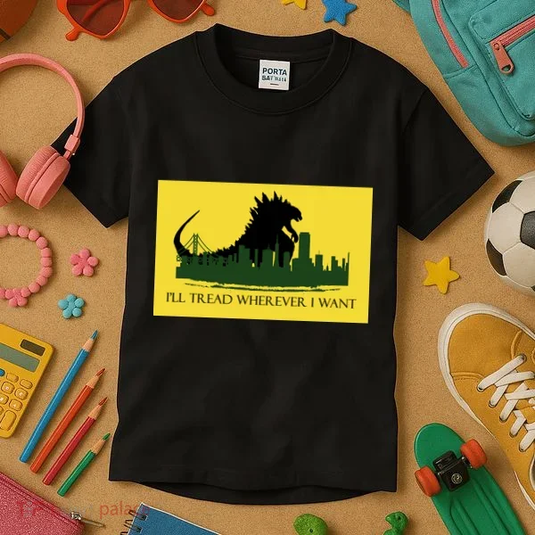 I'll Tread Wherever I Want Kids T-Shirt
